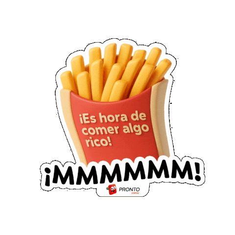 Papas Fritas Fries Sticker by Pronto Copec