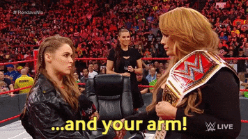 ronda rousey wrestling GIF by WWE
