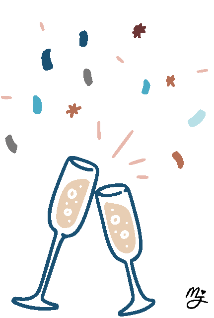 Fun Celebrate Sticker by Jenn Edwards