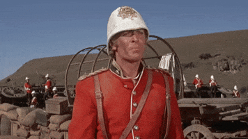 Michael Caine Zulu GIF