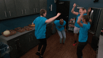Happy Team GIF by Big Brother