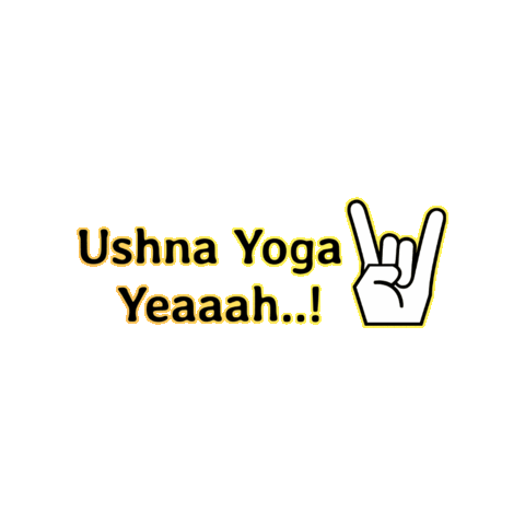 Hot Yoga Sticker by Ushna Yoga