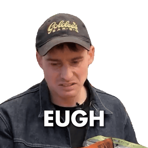 Disgusted Facial Expression Sticker