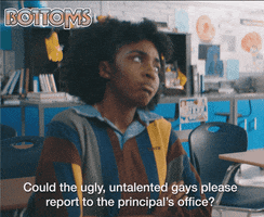 High School Gay GIF by Bottoms Movie