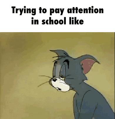 tom and jerry school GIF