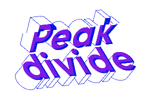 Sticker by The Peak Divide