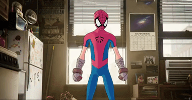 spider-man hello GIF by Leroy Patterson