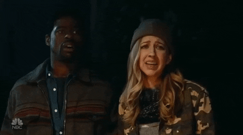 Scared Uh Oh Gif By Saturday Night Live Find Share On Giphy
