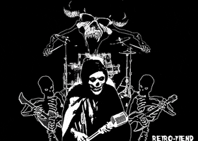 heavy metal horror GIF by RETRO-FIEND