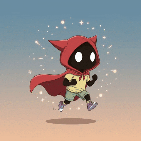 Excited Red Cape GIF by G*BOY