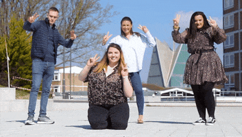 Peace Out Wiggle GIF by Christ Church SU