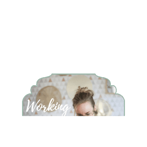 Working Sticker by Fotoster