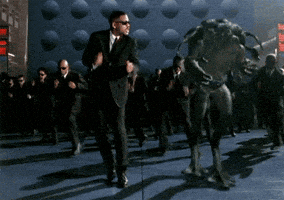 homens de preto GIF dos anos 90