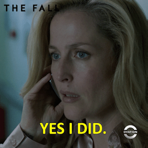 Gillian Anderson Yes GIF by Ovation TV