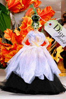 haute couture flower GIF by fashgif