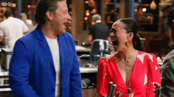 Jamie Oliver Laughing GIF by MasterChefAU