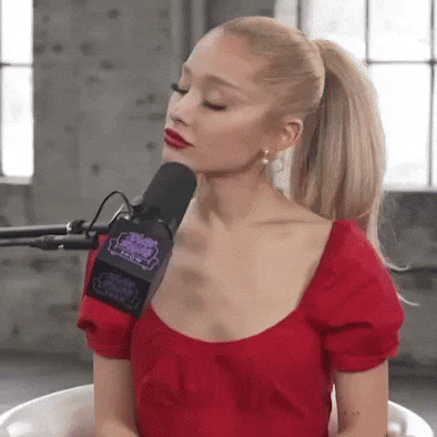 Ariana Grande Interview GIF