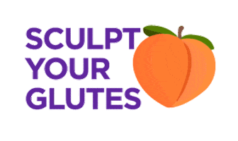 Peach Glutes Sticker by Pace Cycling