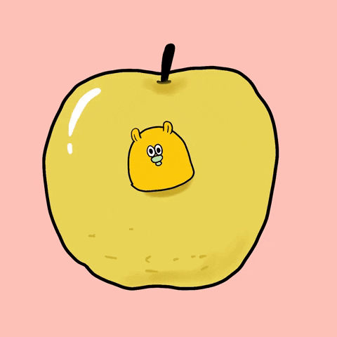Apple Fruit GIF by Gunmaunofficial