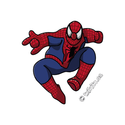 Marvel Spiderman Sticker by Txikito