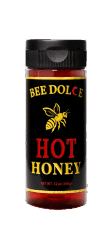 Hot Honey Sticker by Bee Dolce Hot Honey