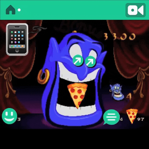 video games pizza GIF by Anne Horel
