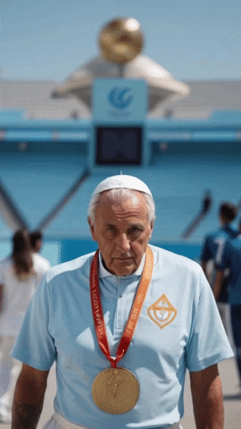 Marseille Pope GIF by systaime