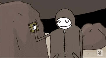 wiping up salad fingers GIF by David Firth