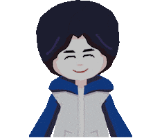 Happy Pixel Art Sticker