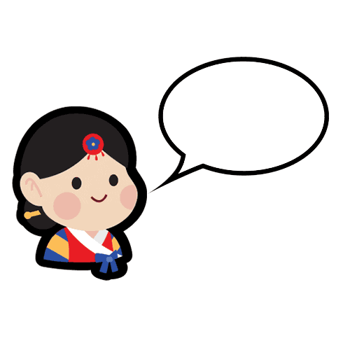 Hello Korea Box Sticker