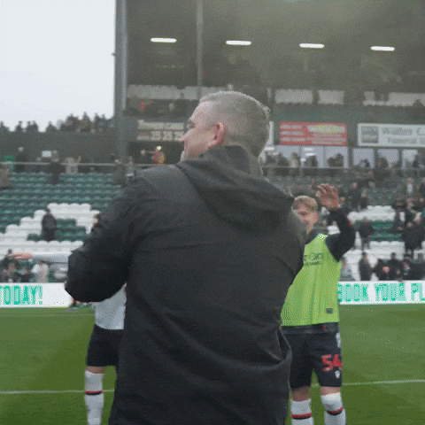 Football Fans Fist Pumps GIF by Bolton Wanderers FC