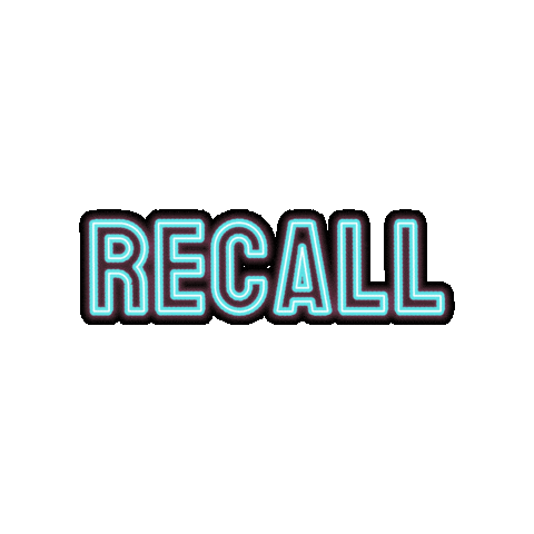 Recall Sticker by KAID