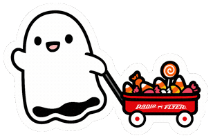Halloween Ghost Sticker by Radio Flyer