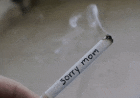 Bad Girl Sorry Mom GIF