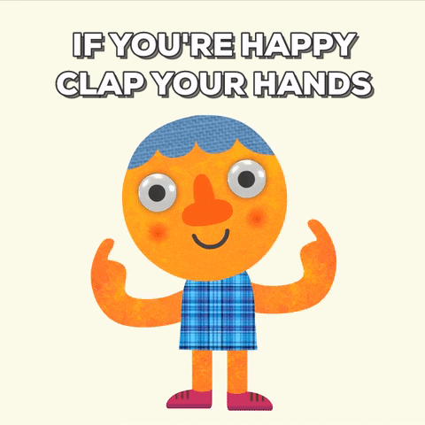happy clap your hands GIF by Super Simple