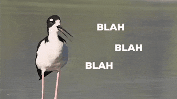 Blah Blah Blah Bird GIF by U.S. Fish and Wildlife Service