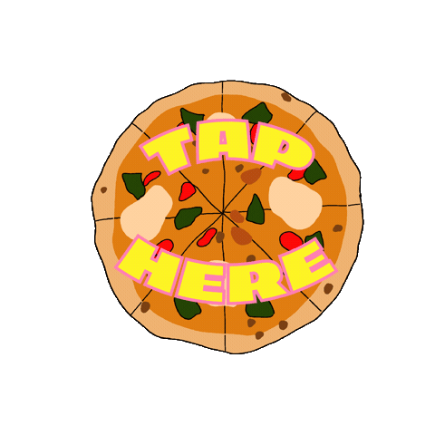 Pizza Tap Sticker by four-seeds