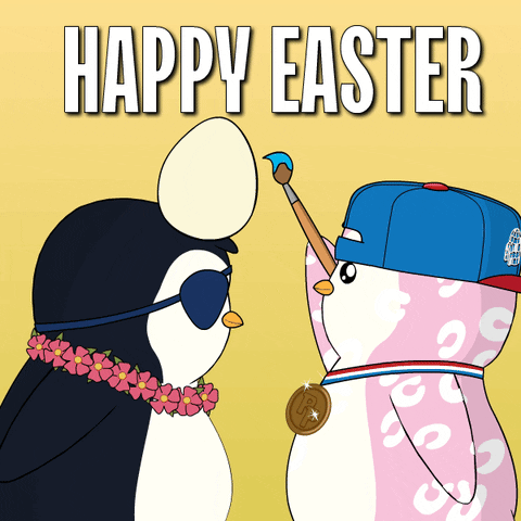 Easter Eggs Penguin GIF by Pudgy Penguins