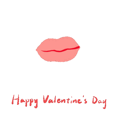 Valentines Day Kiss Sticker