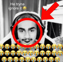 He Tryna Ignore It GIF