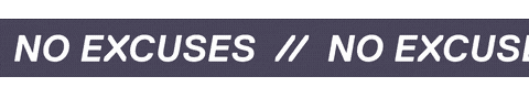 Noexcuses Sticker by myClubs