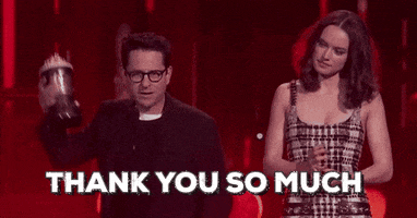 star wars thank you GIF by mtv