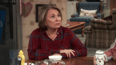 abc wtf GIF by Roseanne 2018 highlights