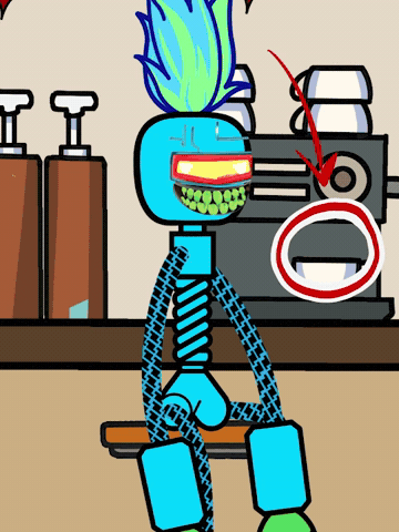 Spinning Around on a Stool