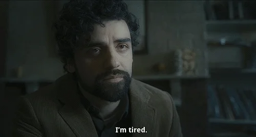 Tired Oscar Isaac GIF
