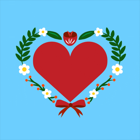 Heart Love GIF by Jessica Lau