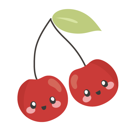 Red Fruit Couple Sticker by laughlau for iOS & Android | GIPHY