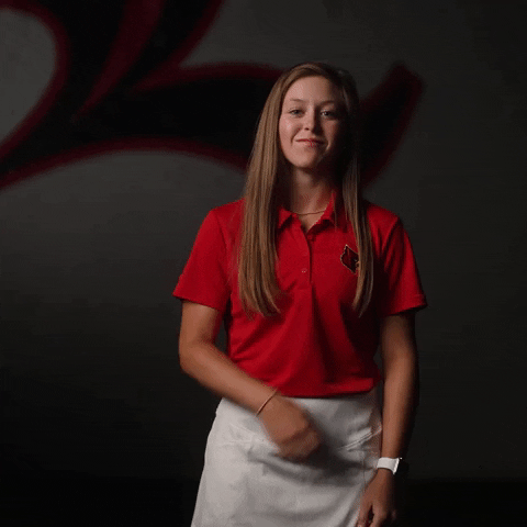 Dusting Shoulders GIF by Louisville Cardinals