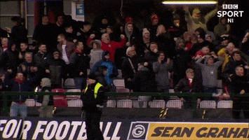 Red Army Singing GIF by Cliftonville Football Club