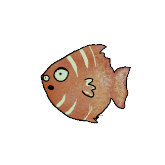 Fish Pez Sticker by Daniel Sake